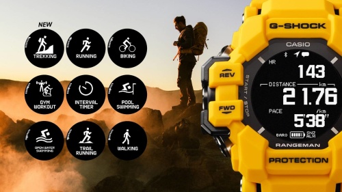 G-Shock Rangeman HRM Bluetooth Solar GPR-H1000-9ER - Imagen 2
