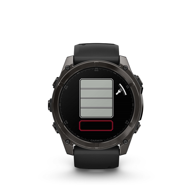 Garmin Fenix 8 - 51mm AMOLED, Zafiro, Titanio DLC carbón y silicona negra 010-02905-21 - Imagen 9