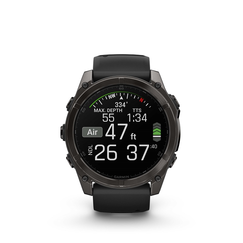 Garmin Fenix 8 - 51mm AMOLED, Zafiro, Titanio DLC carbón y silicona negra 010-02905-21 - Imagen 10