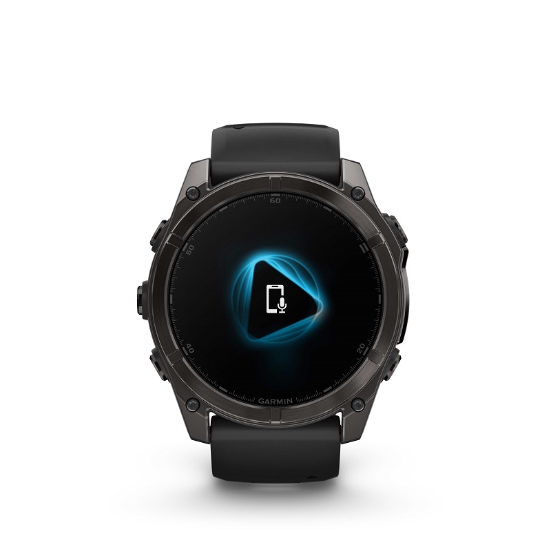 Garmin Fenix 8 - 51mm AMOLED, Zafiro, Titanio DLC carbón y silicona negra 010-02905-21 - Imagen 3