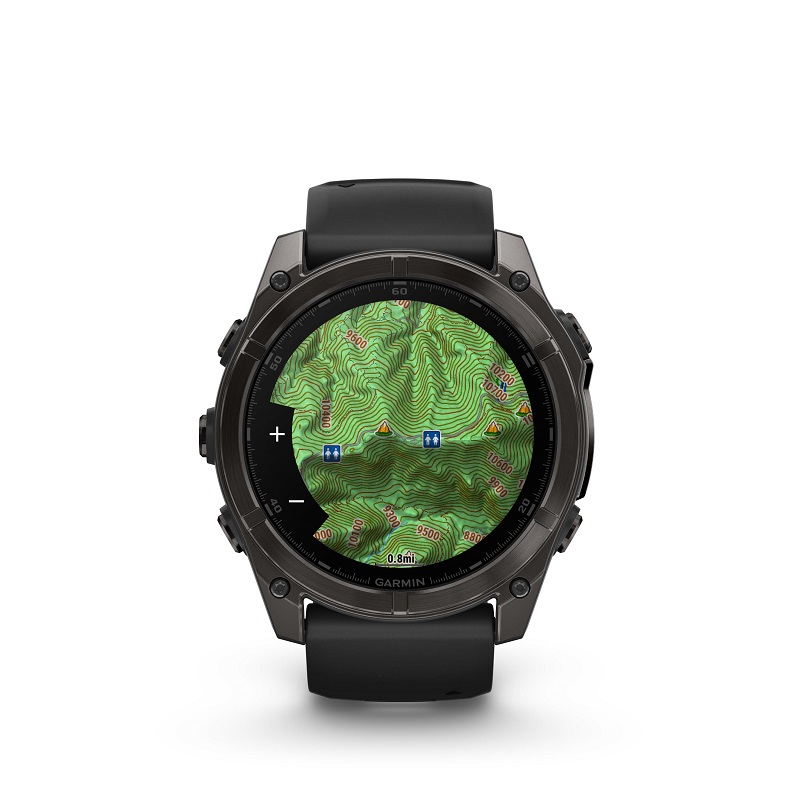 Garmin Fenix 8 - 51mm AMOLED, Zafiro, Titanio DLC carbón y silicona negra 010-02905-21 - Imagen 4