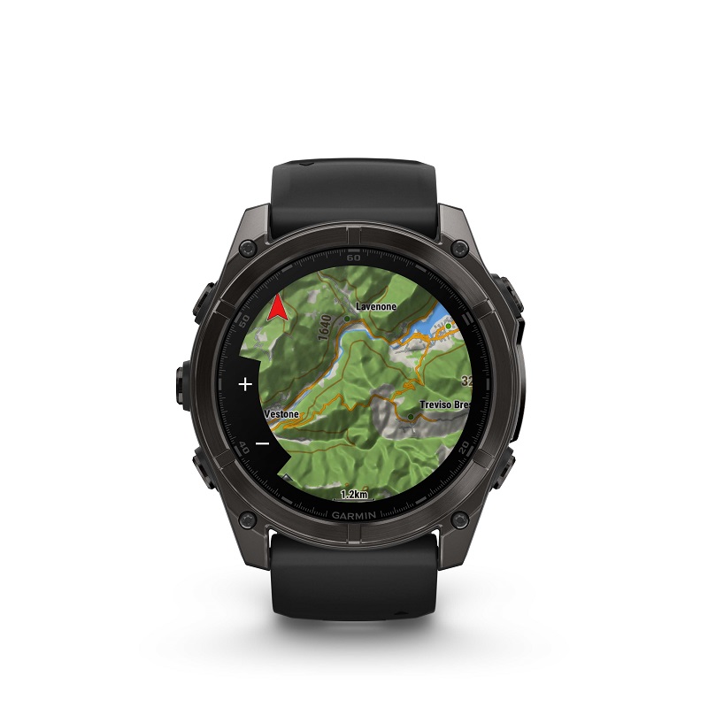 Garmin Fenix 8 - 51mm AMOLED, Zafiro, Titanio DLC carbón y silicona negra 010-02905-21 - Imagen 5