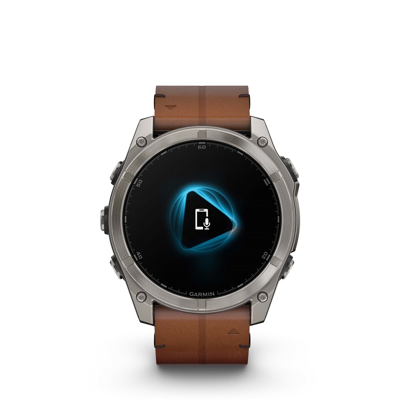 Garmin Fenix 8 - 51mm AMOLED, Zafiro, Titanio y cuero marrón 010-02905-40 - Imagen 7