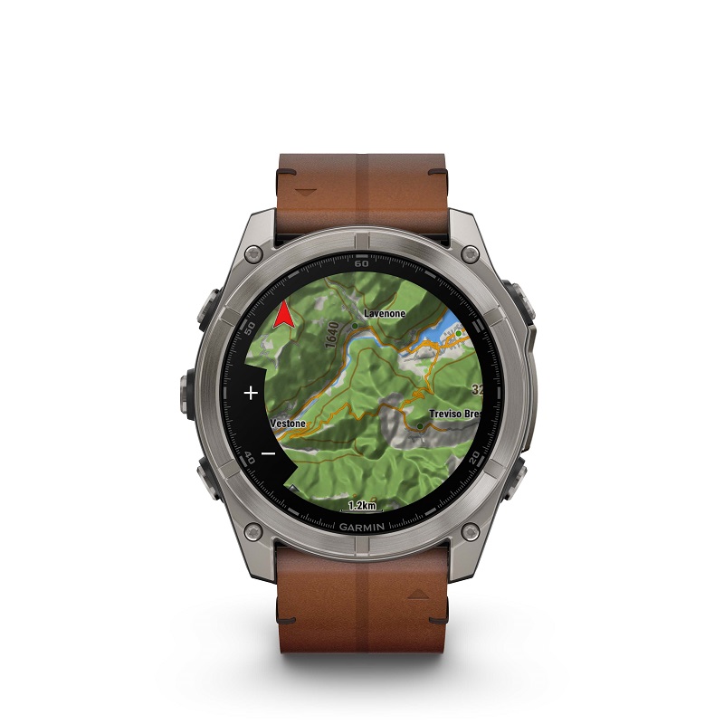 Garmin Fenix 8 - 51mm AMOLED, Zafiro, Titanio y cuero marrón 010-02905-40 - Imagen 9