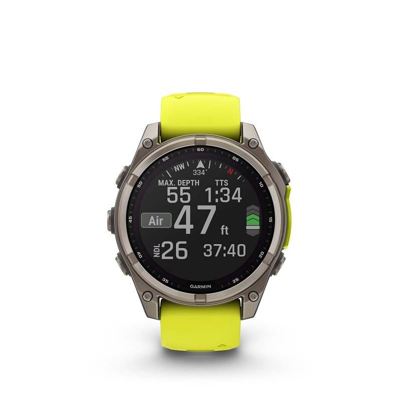 Garmin Fenix 8 - 47mm SOLAR, Zafiro, Titanio y silicona amarilla 010-02906-21 - Imagen 10