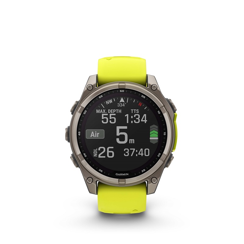 Garmin Fenix 8 - 47mm SOLAR, Zafiro, Titanio y silicona amarilla 010-02906-21 - Imagen 11