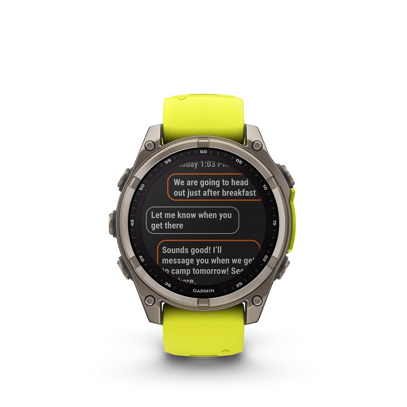 Garmin Fenix 8 - 47mm SOLAR, Zafiro, Titanio y silicona amarilla 010-02906-21 - Imagen 12