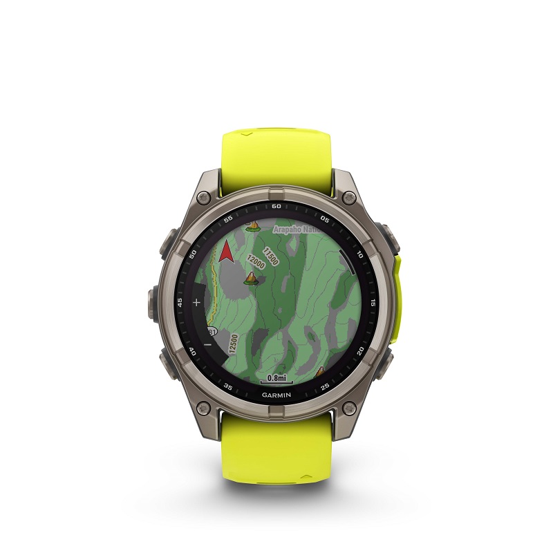 Garmin Fenix 8 - 47mm SOLAR, Zafiro, Titanio y silicona amarilla 010-02906-21 - Imagen 13