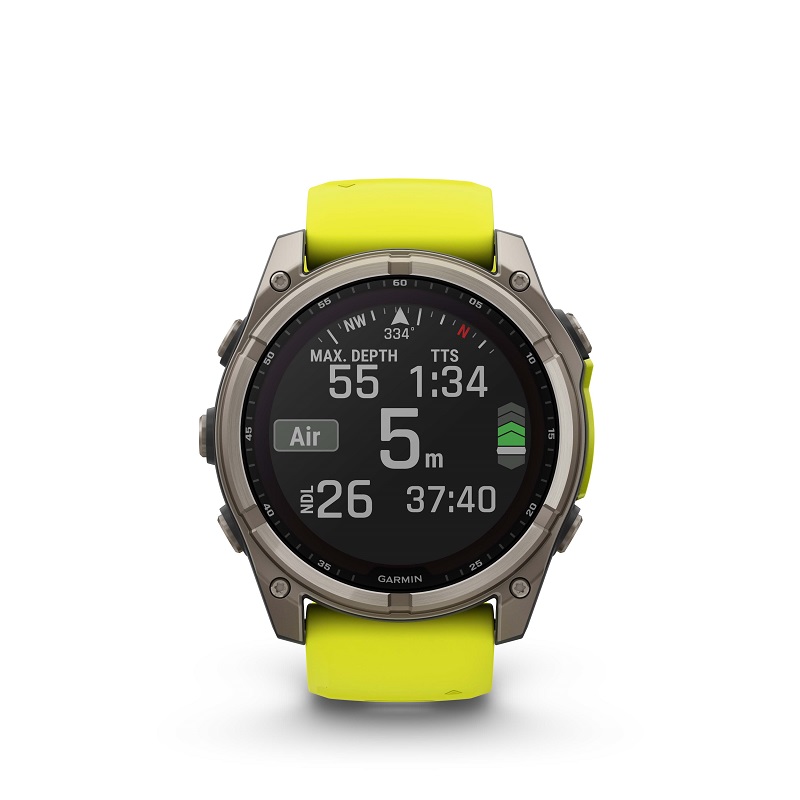 Garmin Fenix 8 - 51mm SOLAR, Zafiro, Titanio y silicona amarilla 010-02907-21 - Imagen 11