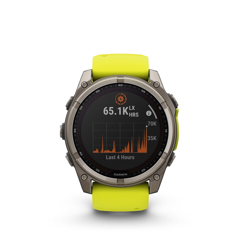Garmin Fenix 8 - 51mm SOLAR, Zafiro, Titanio y silicona amarilla 010-02907-21 - Imagen 15