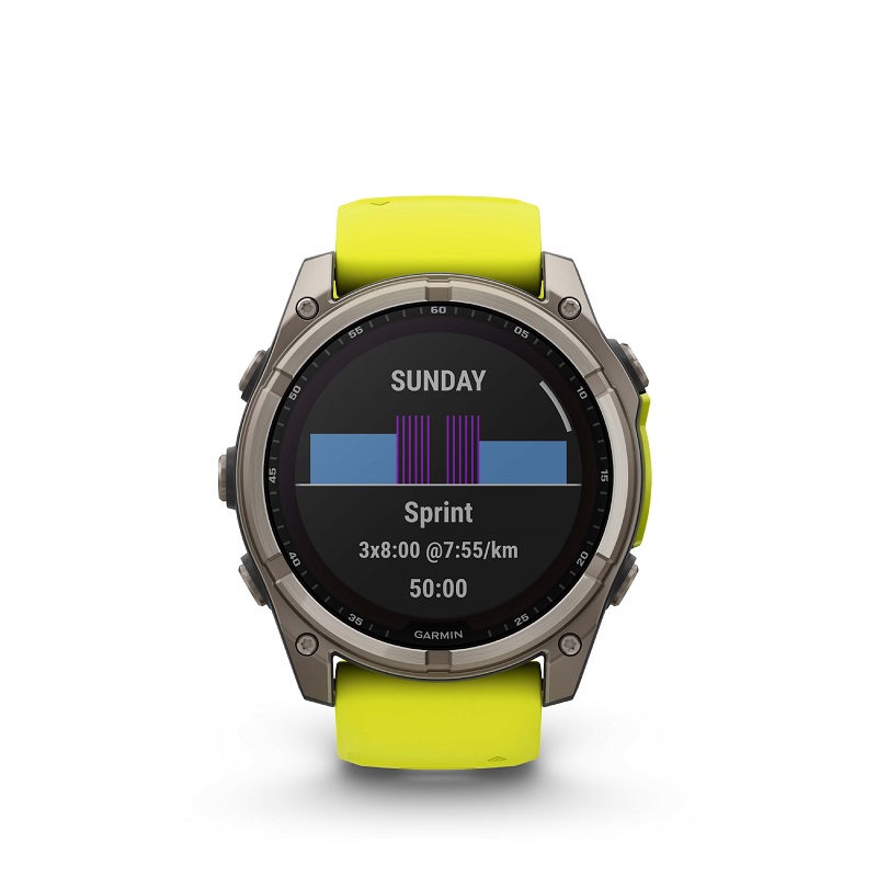 Garmin Fenix 8 - 51mm SOLAR, Zafiro, Titanio y silicona amarilla 010-02907-21 - Imagen 16