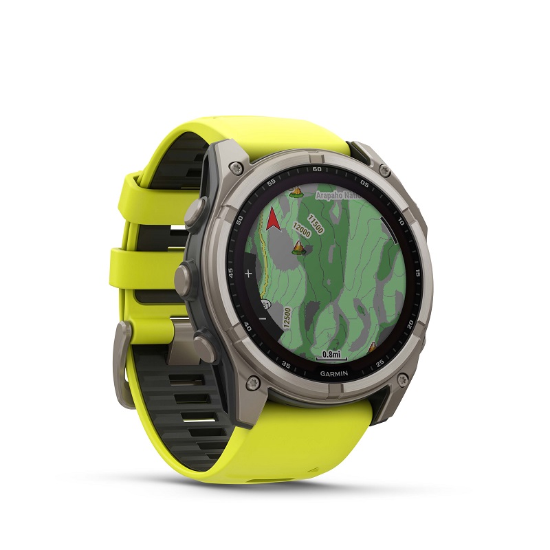 Garmin Fenix 8 - 51mm SOLAR, Zafiro, Titanio y silicona amarilla 010-02907-21 - Imagen 18