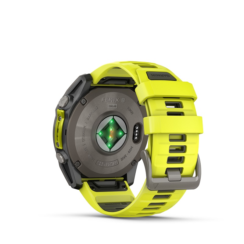 Garmin Fenix 8 - 51mm SOLAR, Zafiro, Titanio y silicona amarilla 010-02907-21 - Imagen 20