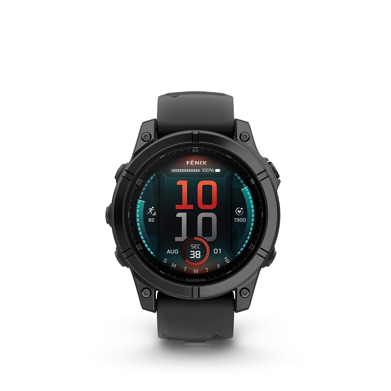 Garmin Fenix E - 47mm Acero gris pizarra y silicona negra 010-03025-01 - Imagen 4