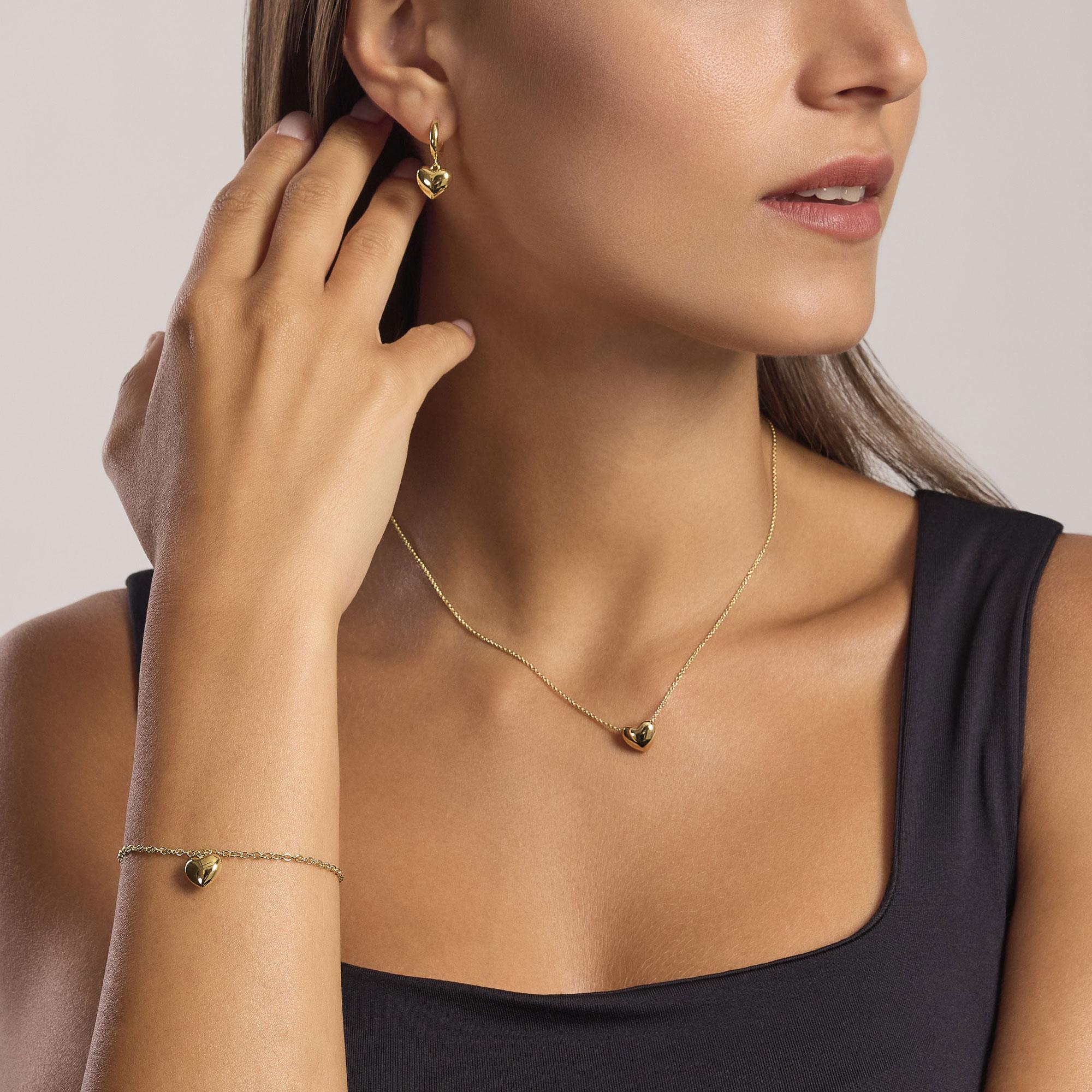 Pulsera Mabina plata 925 con baño de oro 18K - Imagen 4