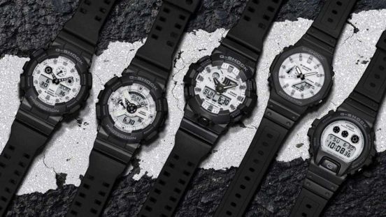 G-Shock Black and Brilliant White GA-2100WD-1AER - Imagen 3