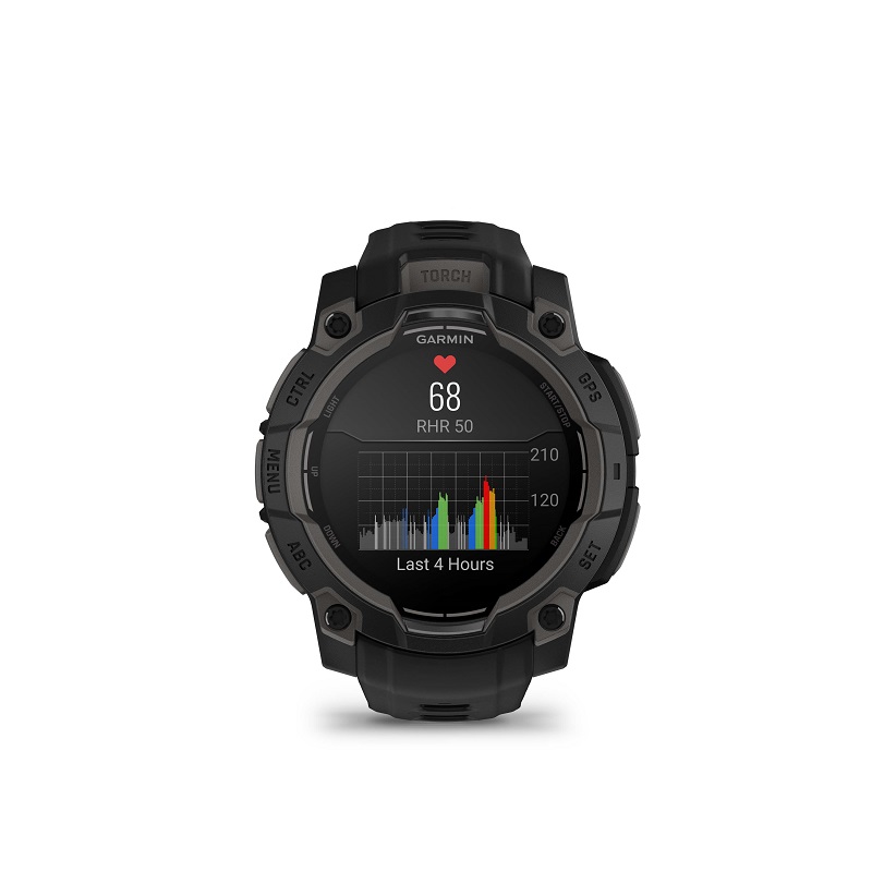 Garmin Instinct 3 AMOLED 45 mm negro y correa negra 010-02936-00 - Imagen 3