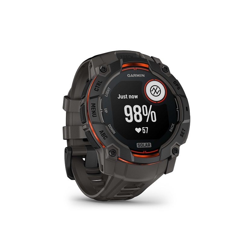 Garmin Instinct 3 Solar 50 mm negro y correa negra 010-02935-00 - Imagen 6