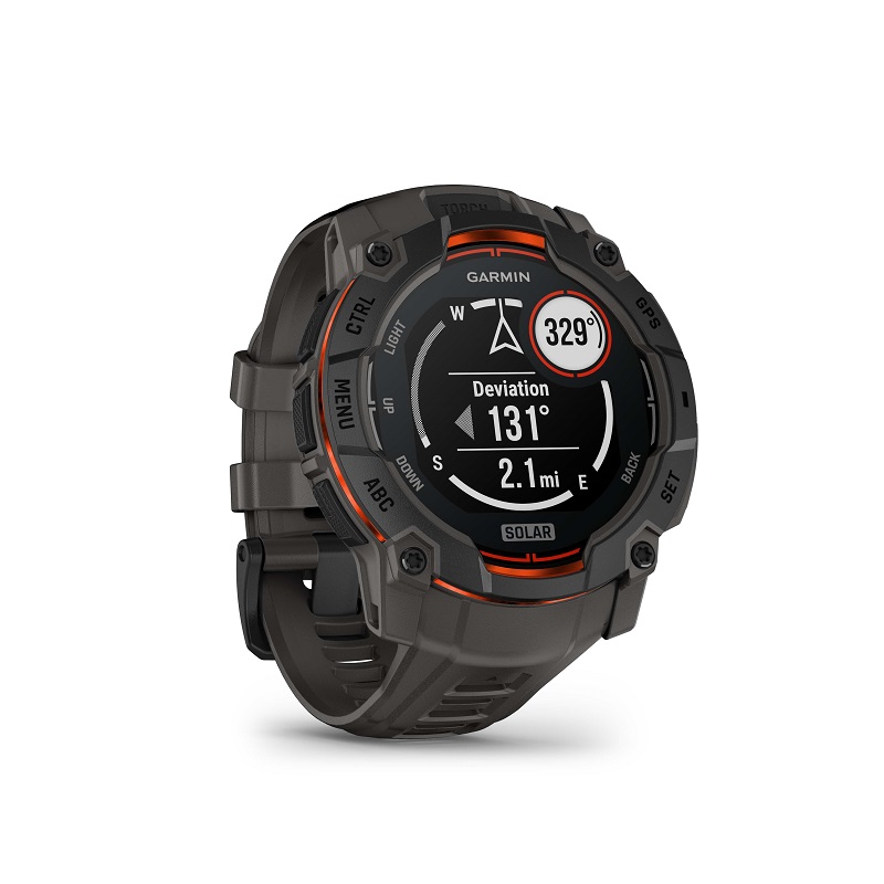 Garmin Instinct 3 Solar 50 mm negro y correa negra 010-02935-00 - Imagen 8