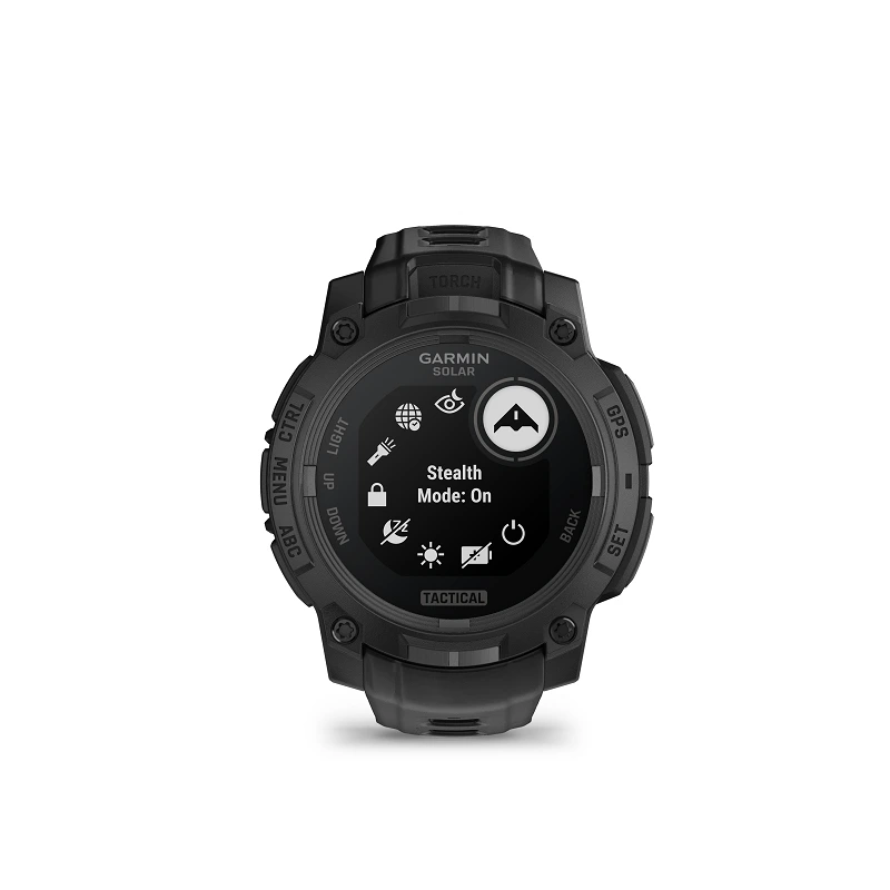 Garmin Instinct 3 Solar Tactical 45 mm negro y correa negra 010-02934-50 - Imagen 5