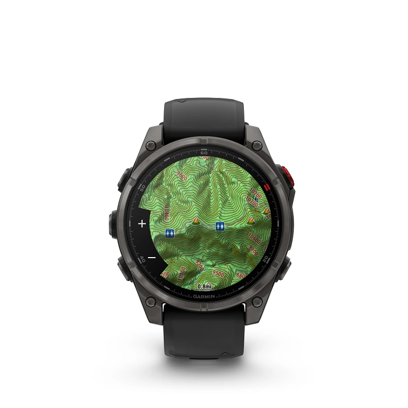Garmin Fenix 8 Pro - 47mm AMOLED, Zafiro, Titanio DLC y silicona negra 010-03198-01 - Imagen 7