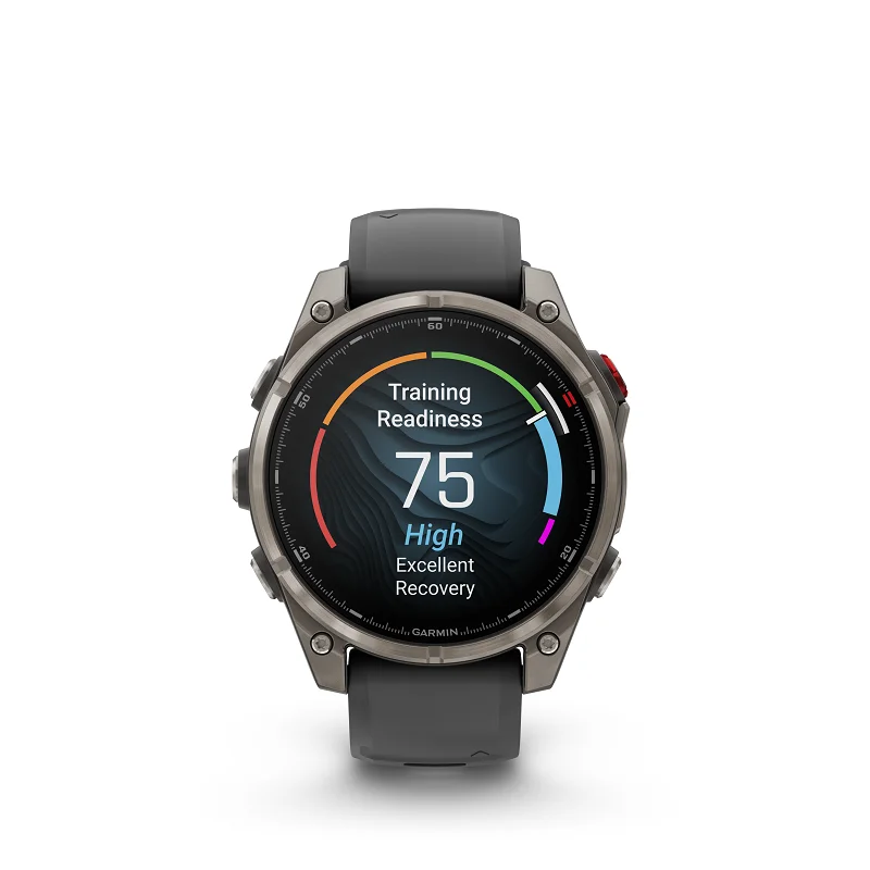 Garmin Fenix 8 Pro - 47mm AMOLED, Zafiro, Titanio Gris y silicona negra 010-03198-11 - Imagen 6