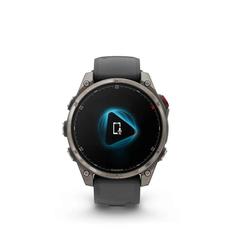 Garmin Fenix 8 Pro - 47mm AMOLED, Zafiro, Titanio Gris y silicona negra 010-03198-11 - Imagen 5