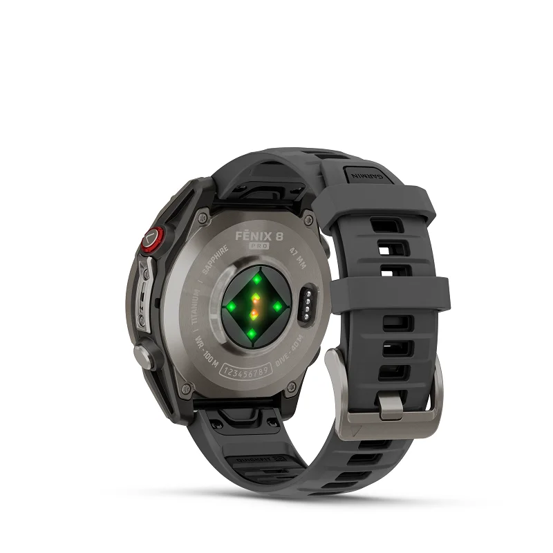 Garmin Fenix 8 Pro - 47mm AMOLED, Zafiro, Titanio Gris y silicona negra 010-03198-11 - Imagen 11