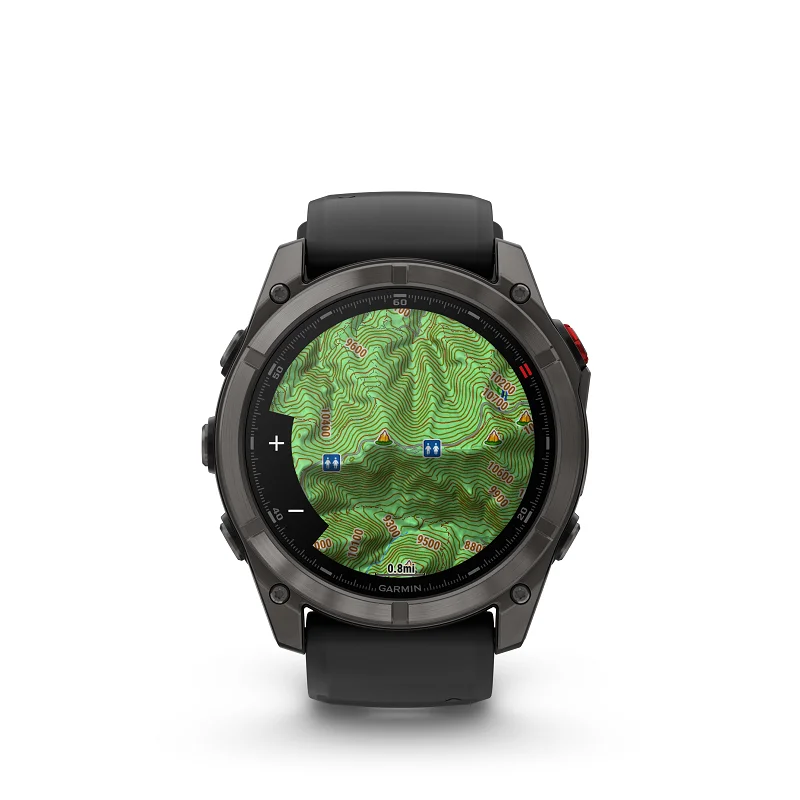 Garmin Fenix 8 Pro - 51mm AMOLED, Zafiro, Titanio DLC y silicona negra 010-03199-01 - Imagen 7
