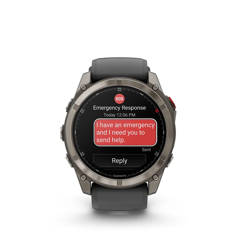 Garmin Fenix 8 Pro - 51mm AMOLED, Zafiro, Titanio Gris y silicona negra 010-03199-11 - Imagen 2