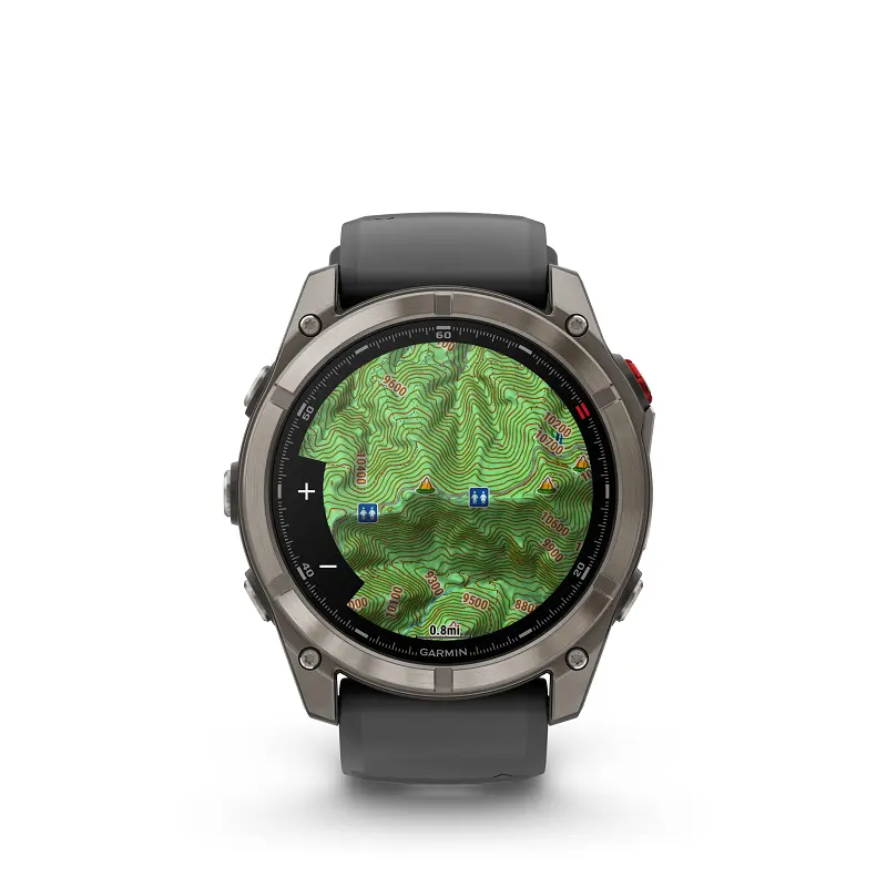 Garmin Fenix 8 Pro - 51mm AMOLED, Zafiro, Titanio Gris y silicona negra 010-03199-11 - Imagen 7
