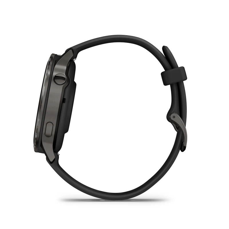 Garmin Venu 4 - 41 mm acero DLC gris y correa de silicona negra 010-03013-02 - Imagen 4