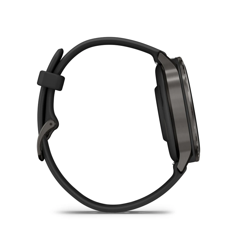 Garmin Venu 4 - 41 mm acero DLC gris y correa de silicona negra 010-03013-02 - Imagen 6