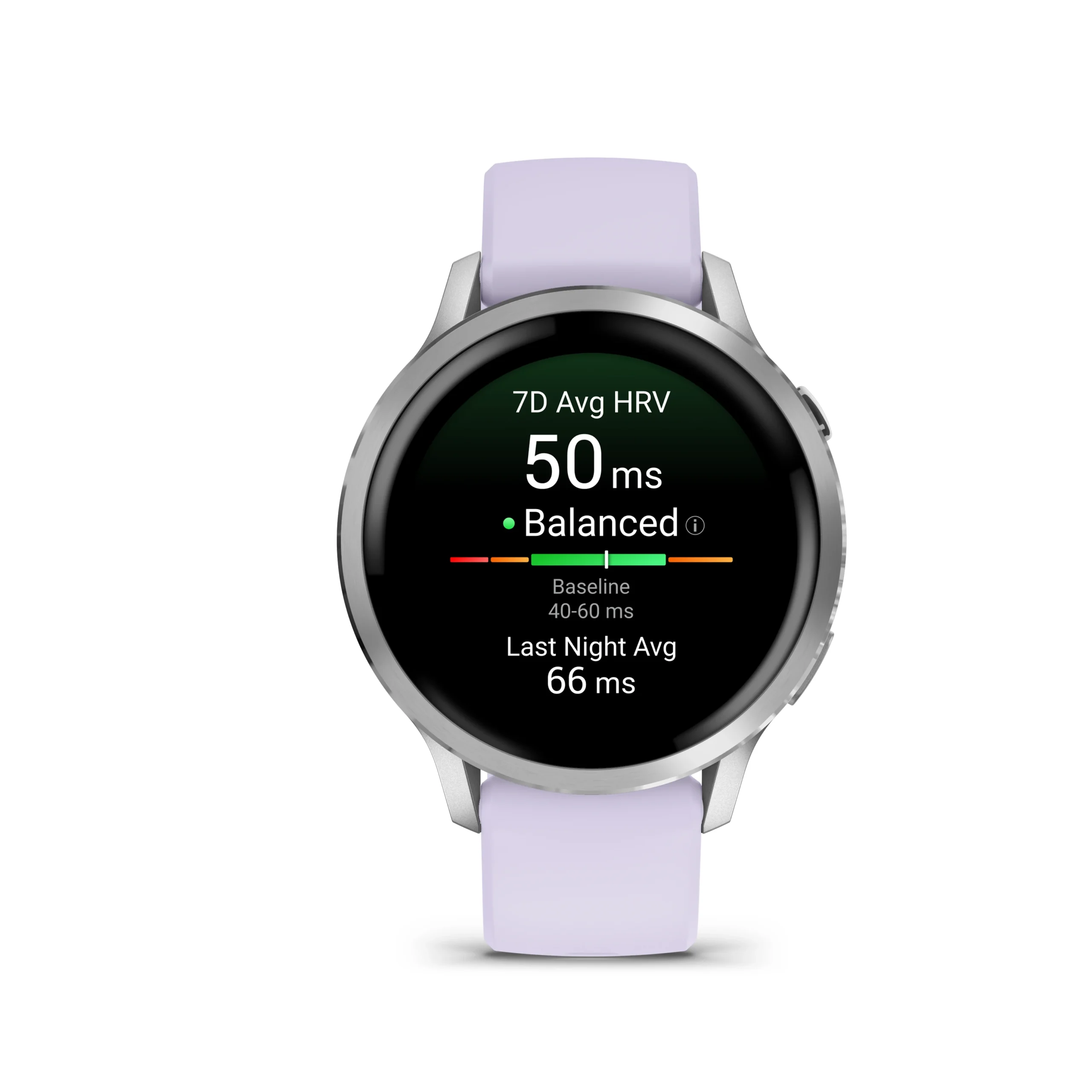 Garmin Venu 4 - 41 mm acero gris y correa de silicona lila 010-03013-01 - Imagen 2