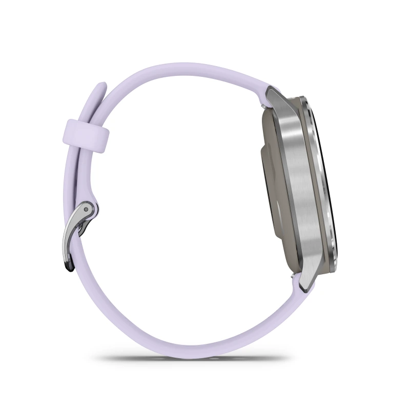 Garmin Venu 4 - 41 mm acero gris y correa de silicona lila 010-03013-01 - Imagen 8