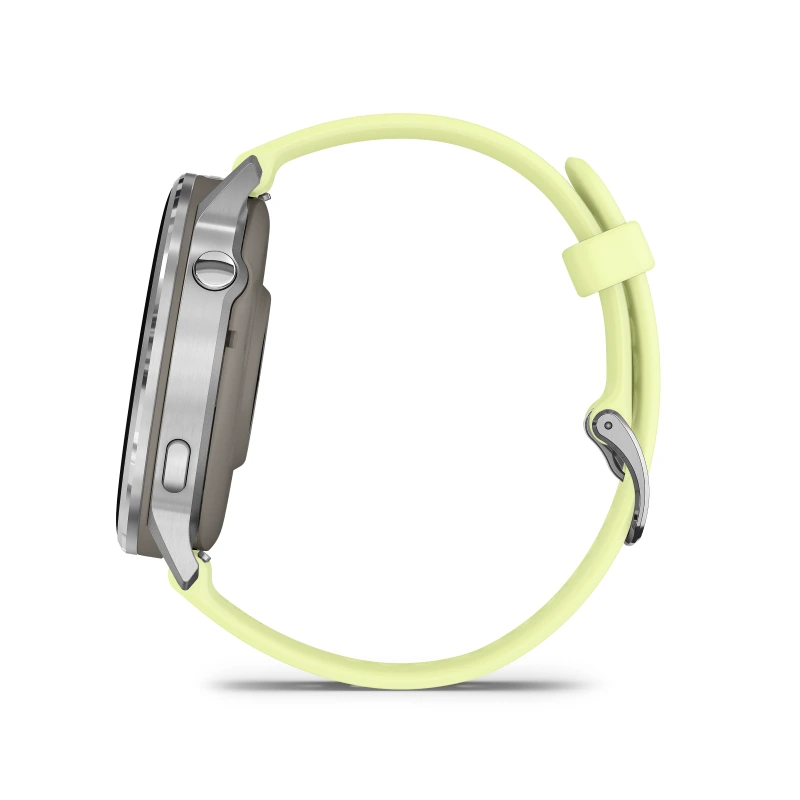 Garmin Venu 4 - 45 mm acero gris y correa de silicona amarilla 010-03014-02 - Imagen 6