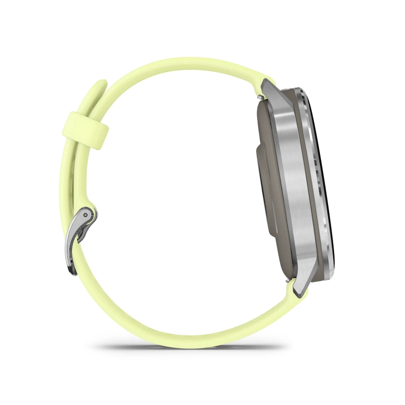 Garmin Venu 4 - 45 mm acero gris y correa de silicona amarilla 010-03014-02 - Imagen 8