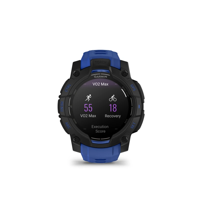 Garmin Instinct 3 AMOLED 45 mm negro y correa azul 010-02936-03 - Imagen 3