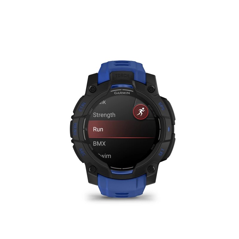 Garmin Instinct 3 AMOLED 45 mm negro y correa azul 010-02936-03 - Imagen 4