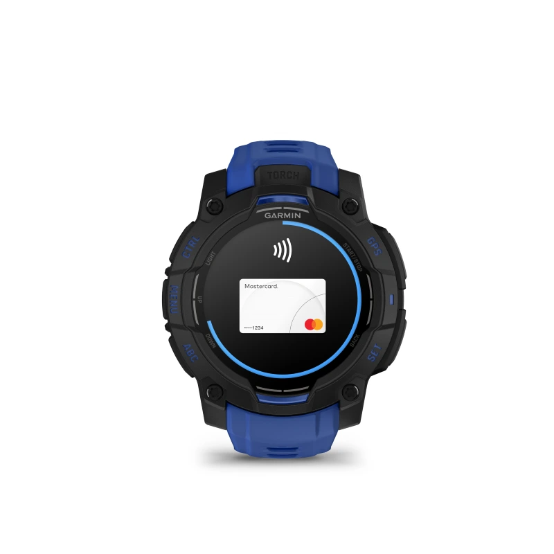 Garmin Instinct 3 AMOLED 45 mm negro y correa azul 010-02936-03 - Imagen 6