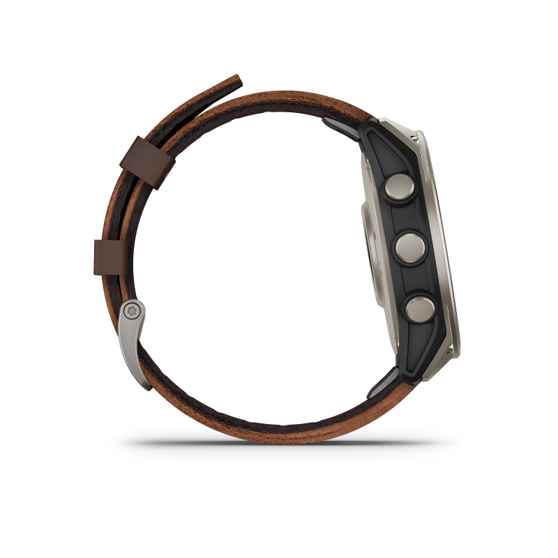 Garmin D2 Mach 2 - 47mm Titanio y correa cuero marrón 010-02904-31 - Imagen 11