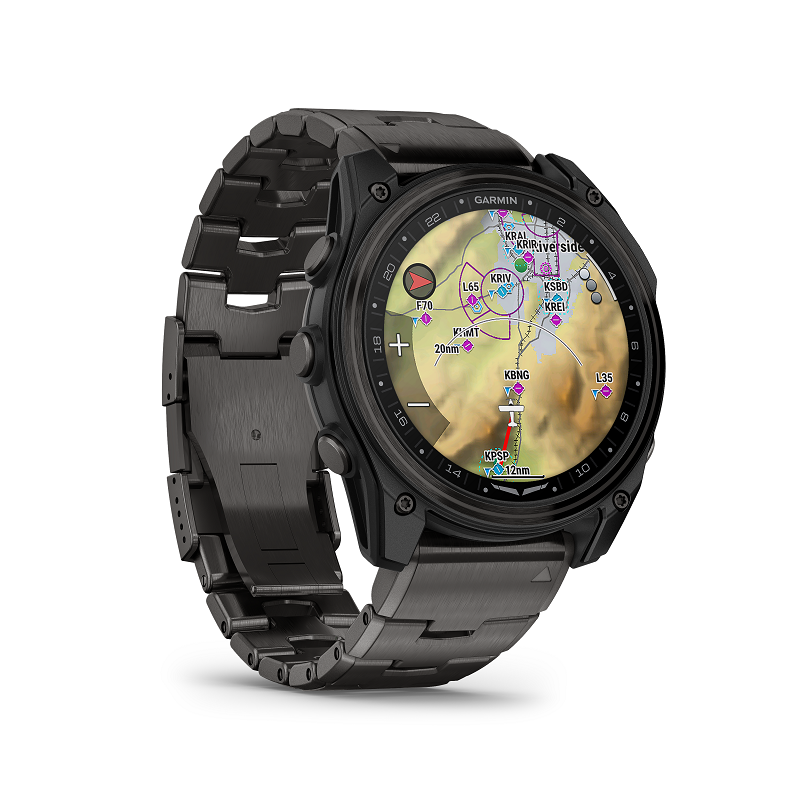 Garmin D2 Mach 2 - 51mm Titanio DLC carbón y correa silicona negra 010-02905-31 - Imagen 4
