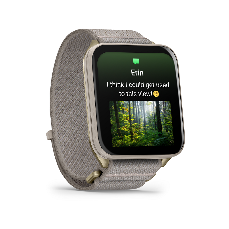 Garmin Venu X1 Titanio dorado y nailon gris 010-02980-09 - Imagen 4