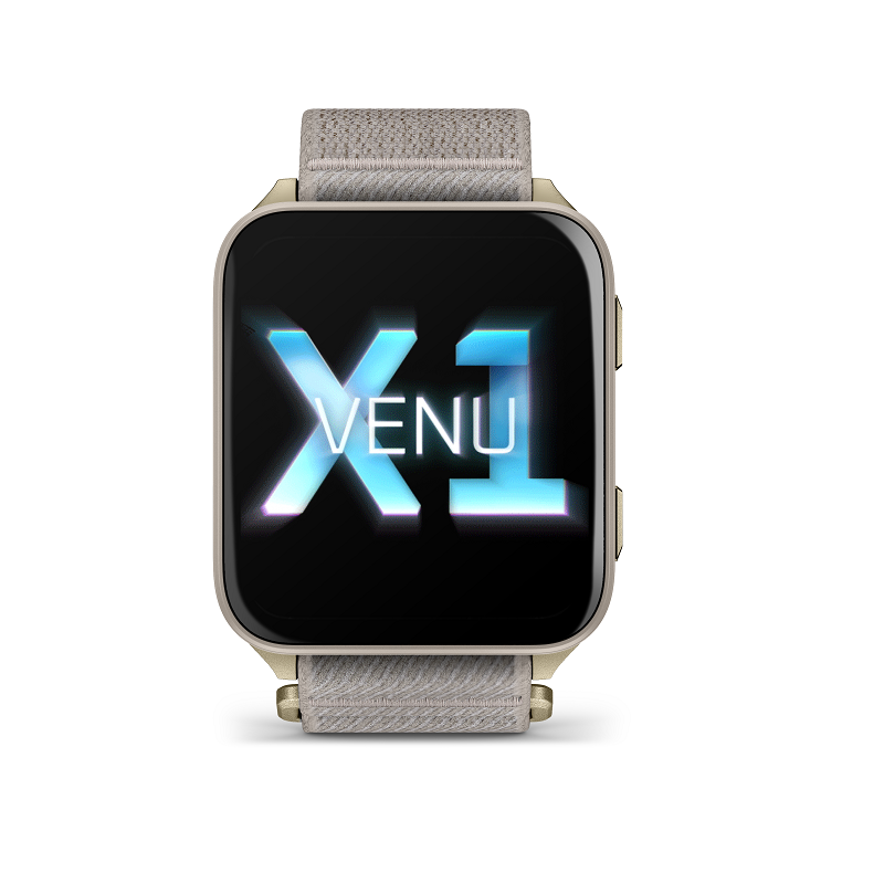 Garmin Venu X1 Titanio dorado y nailon gris 010-02980-09 - Imagen 2