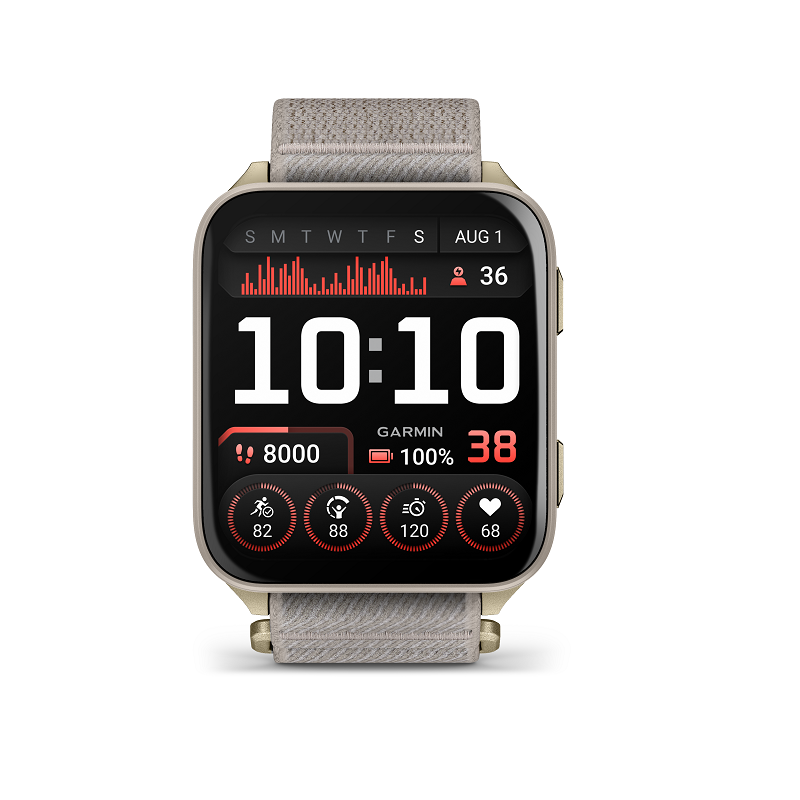 Garmin Venu X1 Titanio dorado y nailon gris 010-02980-09 - Imagen 3
