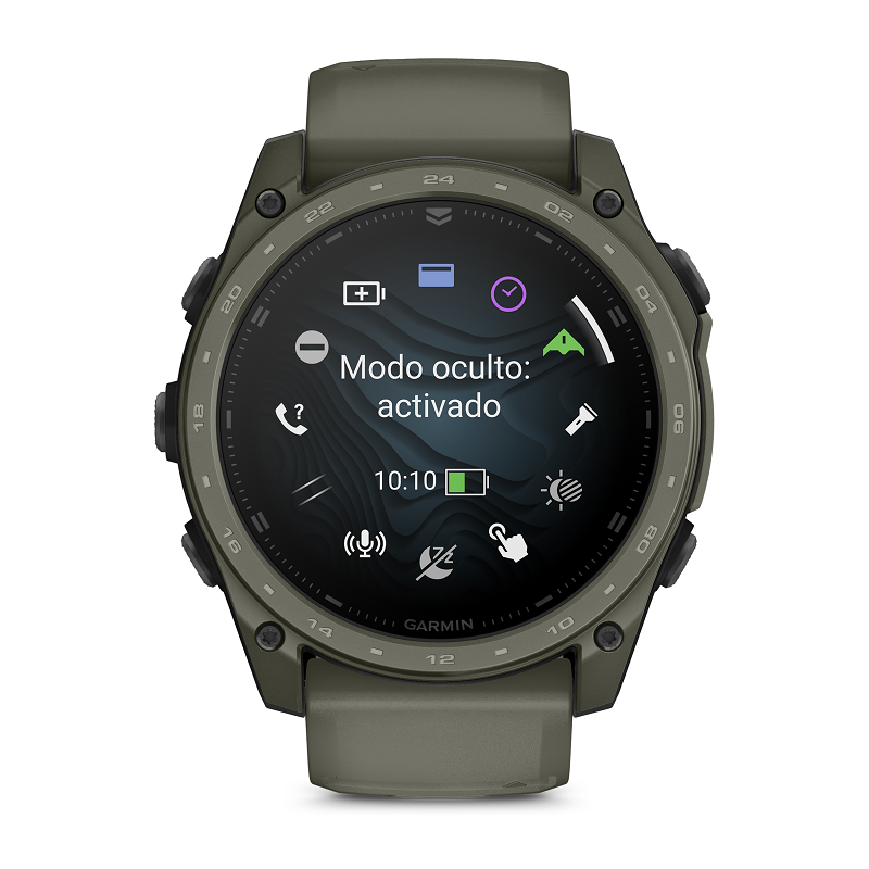 Garmin Tactix 8 - 51 mm AMOLED Cerakote verde 010-04553-11 - Imagen 3