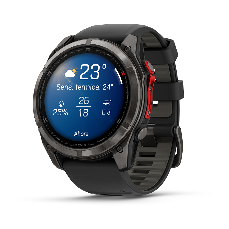 Garmin Fenix 8 Pro - 51mm MicroLed, Zafiro, Titanio DLC y silicona negra 010-03380-01 - Imagen 4