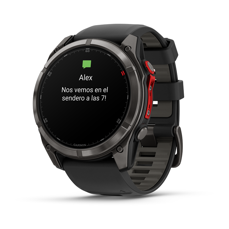 Garmin Fenix 8 Pro - 51mm MicroLed, Zafiro, Titanio DLC y silicona negra 010-03380-01 - Imagen 6