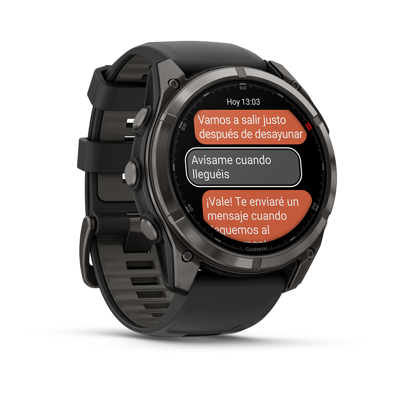 Garmin Fenix 8 Pro - 51mm MicroLed, Zafiro, Titanio DLC y silicona negra 010-03380-01 - Imagen 7
