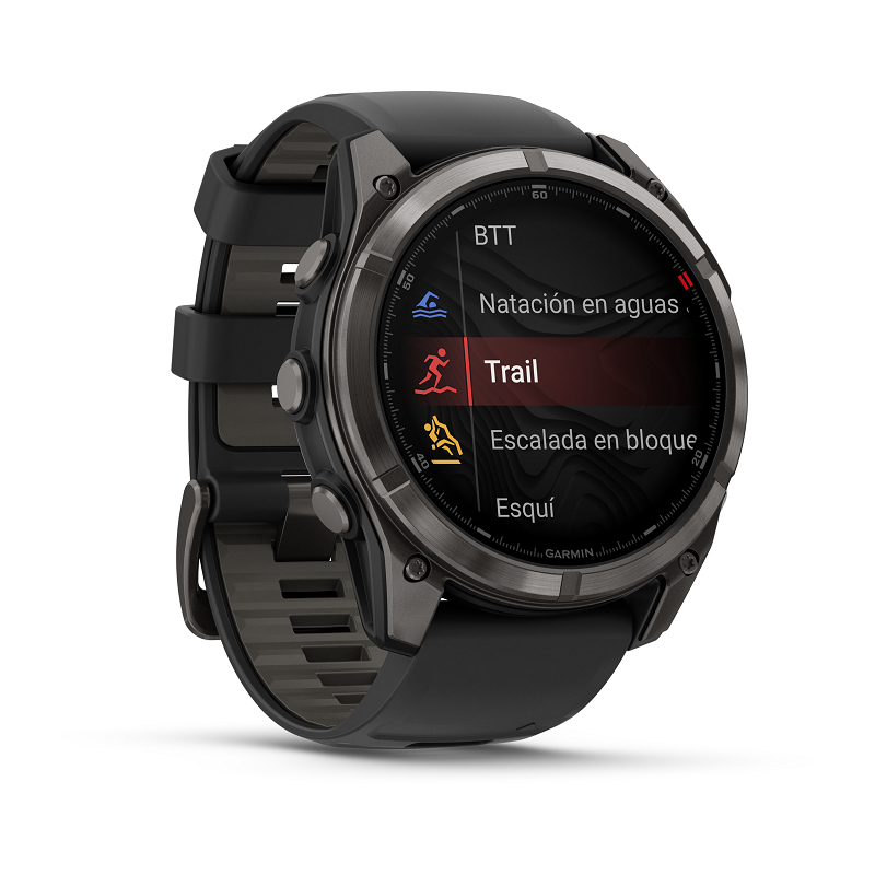 Garmin Fenix 8 Pro - 51mm MicroLed, Zafiro, Titanio DLC y silicona negra 010-03380-01 - Imagen 8